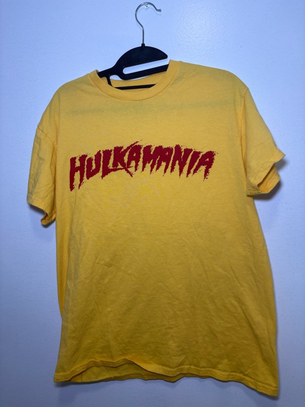 Hulkamania Yellow Graphic Tee